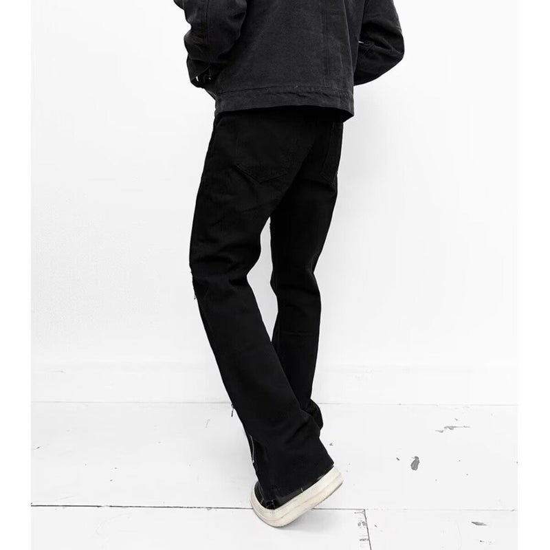 Unisex Classic Denim Jeans Loose Fit Daily Outdoor Wear - Image 4
