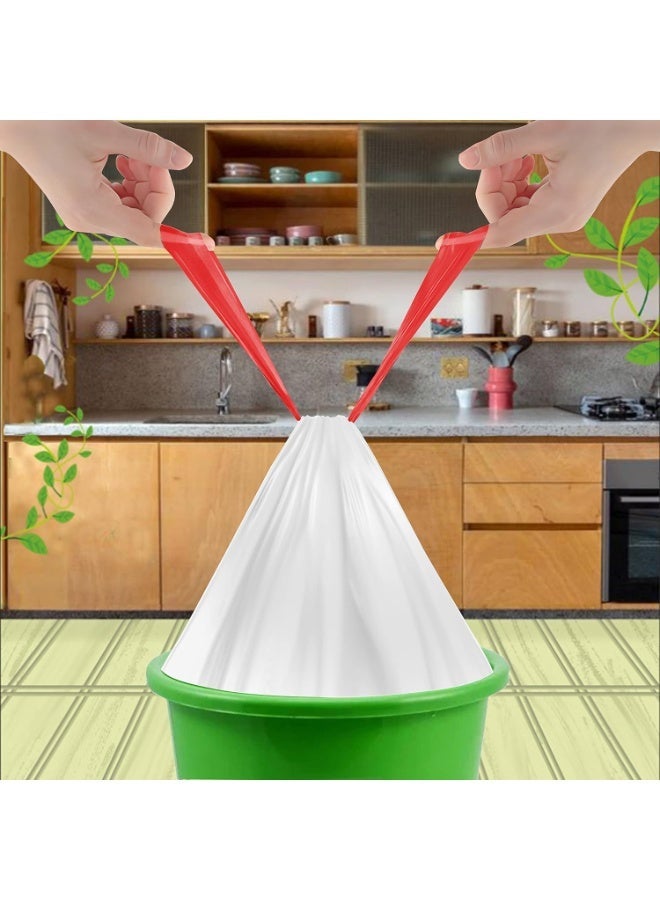 Shalimar Premium OXO - Biodegradable Shalimar 60 Pcs - 12 Gallon Drawstring Garbage Bag, Lavender Fragrance – Leak-Proof Dustbin/Trash/Waste Bags – 152x206 cm – Fits 10 to 12 Gallon Bins – White - Image 2