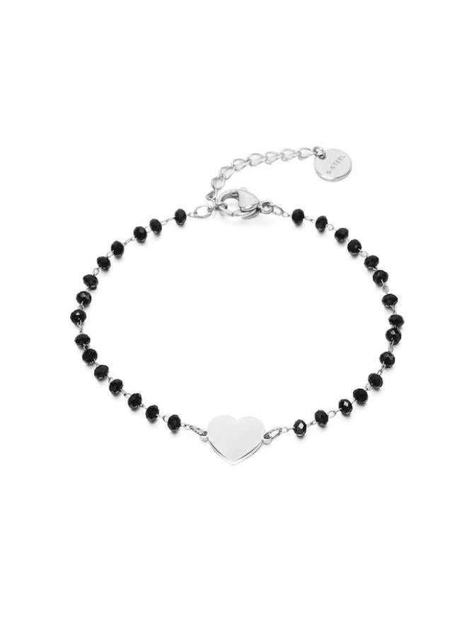 Stainless Steel Jewelry Clover Bracelet Female Simple Couple Bracelet Rose Gold Bracelet Niche 