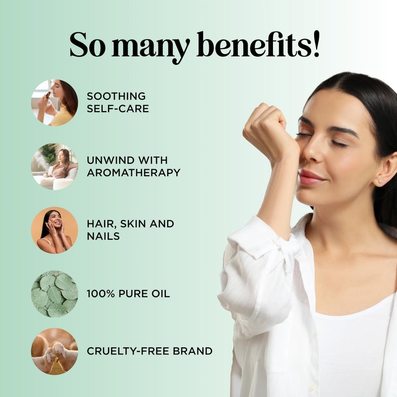 Maple Holistics Pure Eucalyptus Essential Oil 4oz Invigorating Home Spa Aromatherapy and Natural Bath Oil - Eucalyptus Oil for Diffuser Dry Scalp Care and DIY Skin Care - Image 3