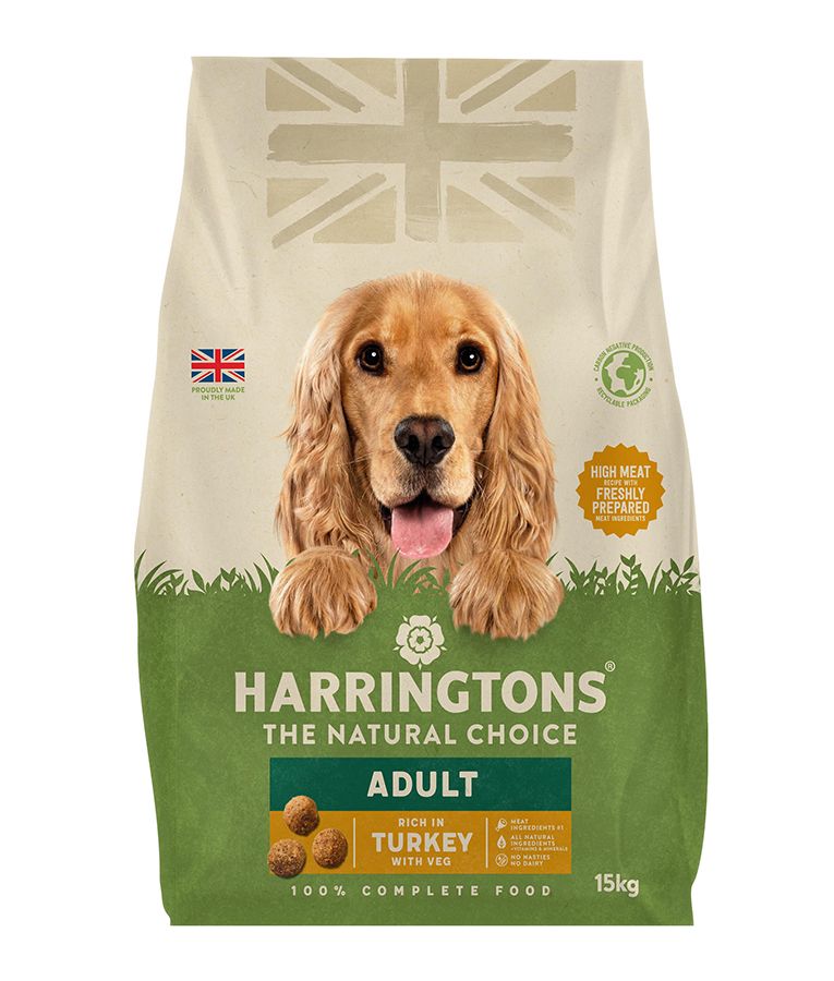 Harringtons Complete Turkey with Veg Adult Dry Dog Food 15kg - Image 1