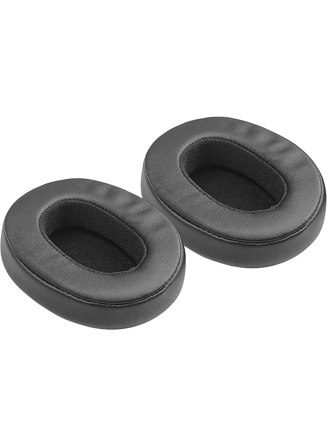 إيروريكس وسائد أذن بديلة من الجلد البروتيني لسماعات Skullcandy Crusher اللاسلكية Crusher Evo Anc Hesh 3.0 فوق الأذن باللون الأسود - Image 3