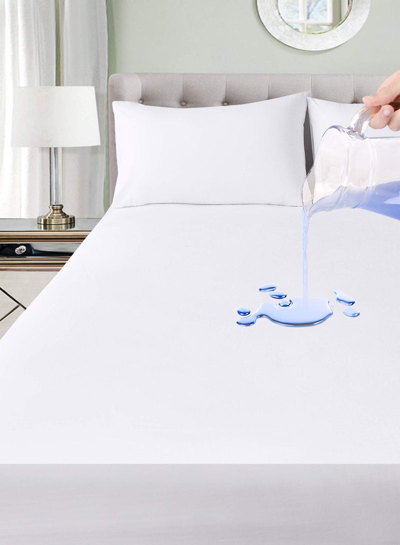 COMFORT EXPERTS "100% Waterproof Premium Microfiber Bed Mattress Protector - Hypoallergenic - Noiseless Liquid and Dust Protection for Bed Mattress - Snug Fitting Size for Aesthetic Appeal" - Fitted Sheet Style - Image 3
