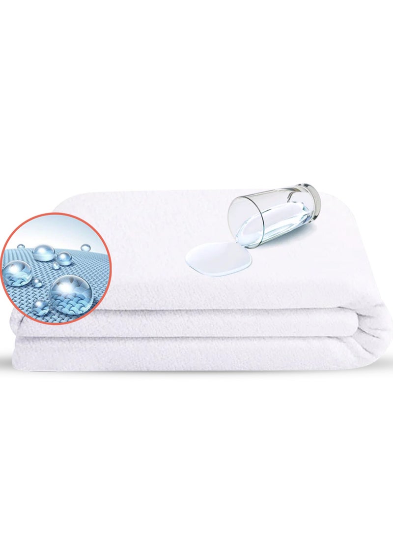 COMFORT EXPERTS "100% Waterproof Premium Microfiber Bed Mattress Protector - Hypoallergenic - Noiseless Liquid and Dust Protection for Bed Mattress - Snug Fitting Size for Aesthetic Appeal" - Fitted Sheet Style - Image 4