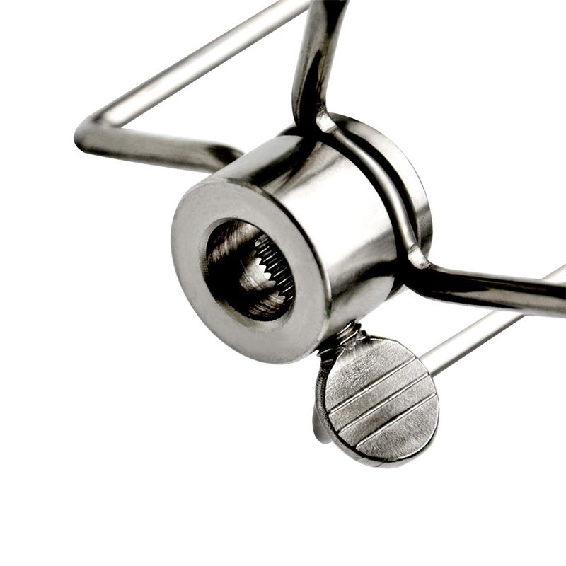 Skyflame Skyflame Heavy Duty Stainless Steel Rotisserie Meat Forks - Fits 1/2-Inch and 3/8-Inch Hexagon & 3/8-Inch and 5/16-Inch Square Spit Rods  - Image 4