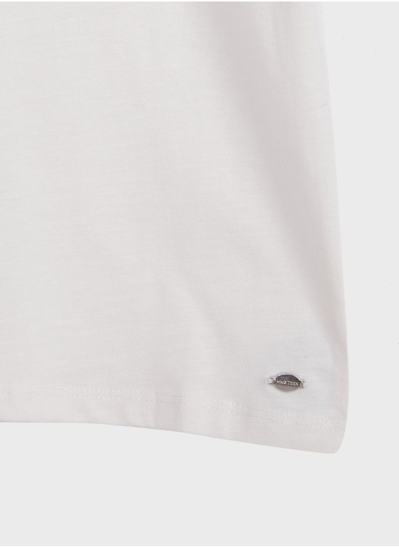 MANGO - Youth Essential T-Shirt - Image 1