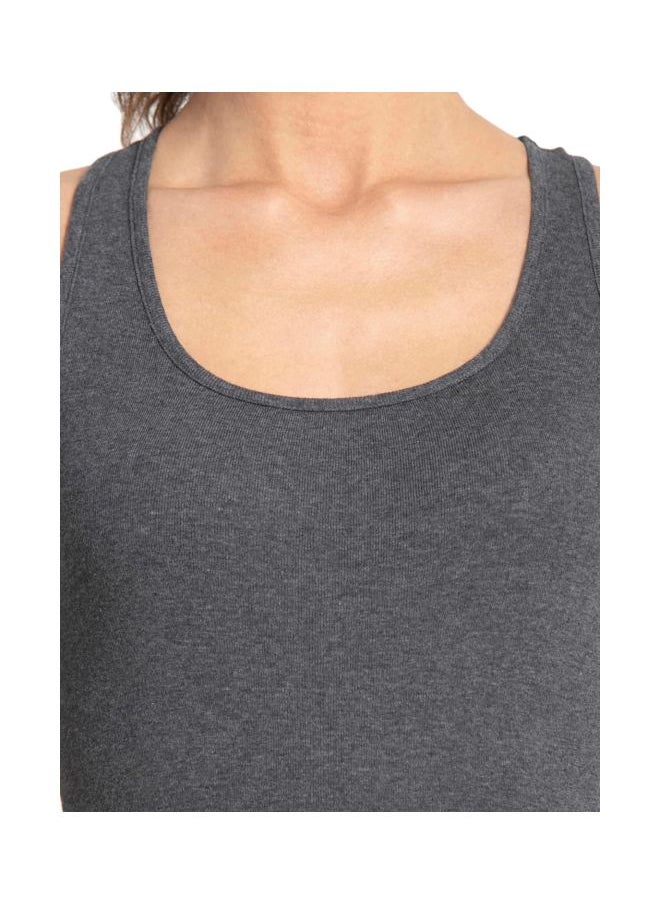 JOCKEY - Jockey 1467 Women Super Combed Cotton Rib Fabric Slim Fit Solid Racerback Styled Tank Top - Image 1