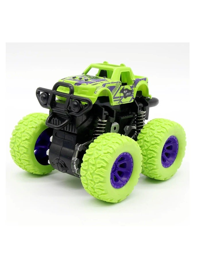 هيروز نموذج سياره همر لعبه ممتعه تتحرك يدويا للأولاد والبنات اللون اخضر - Image 1
