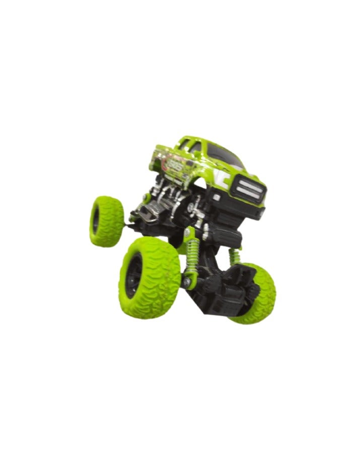 هيروز نموذج سياره همر لعبه ممتعه تتحرك يدويا للأولاد والبنات اللون اخضر - Image 4
