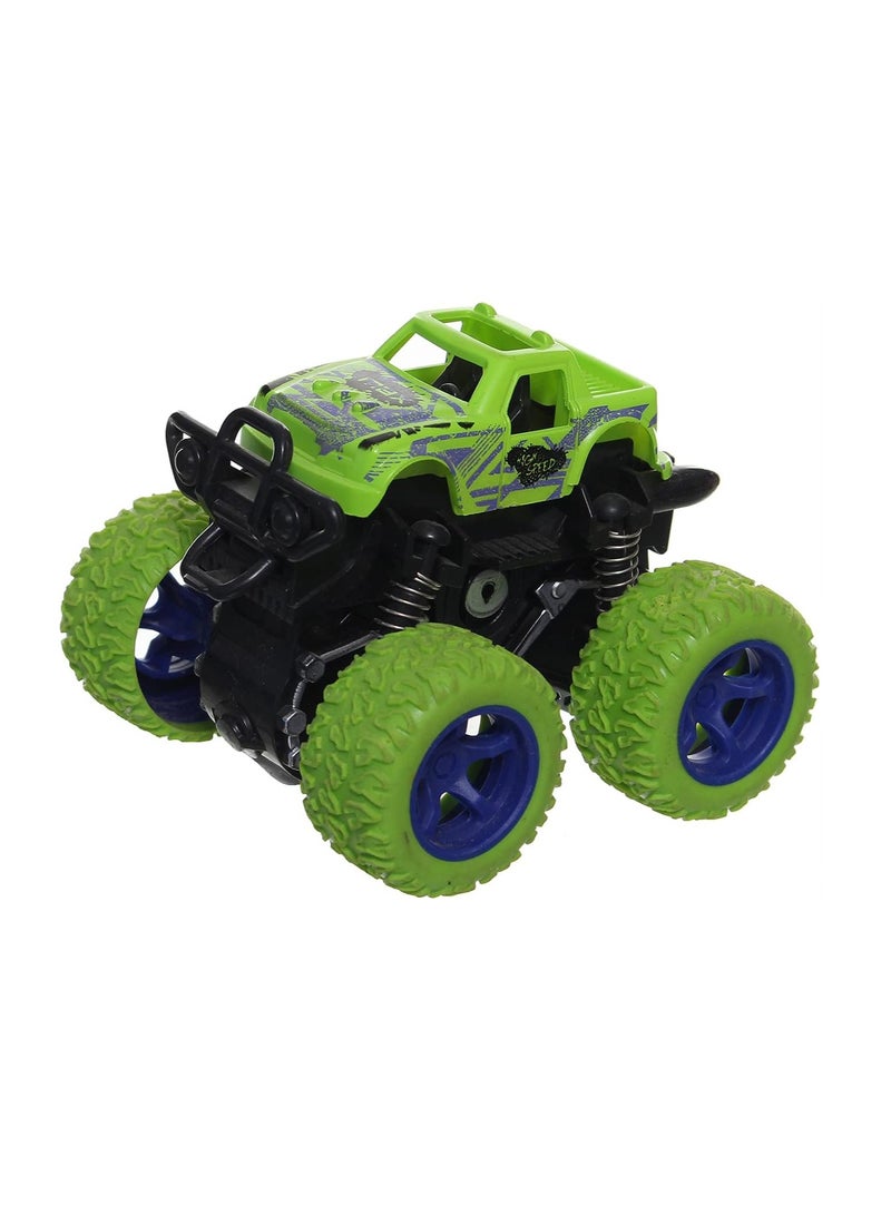 هيروز نموذج سياره همر لعبه ممتعه تتحرك يدويا للأولاد والبنات اللون اخضر - Image 5