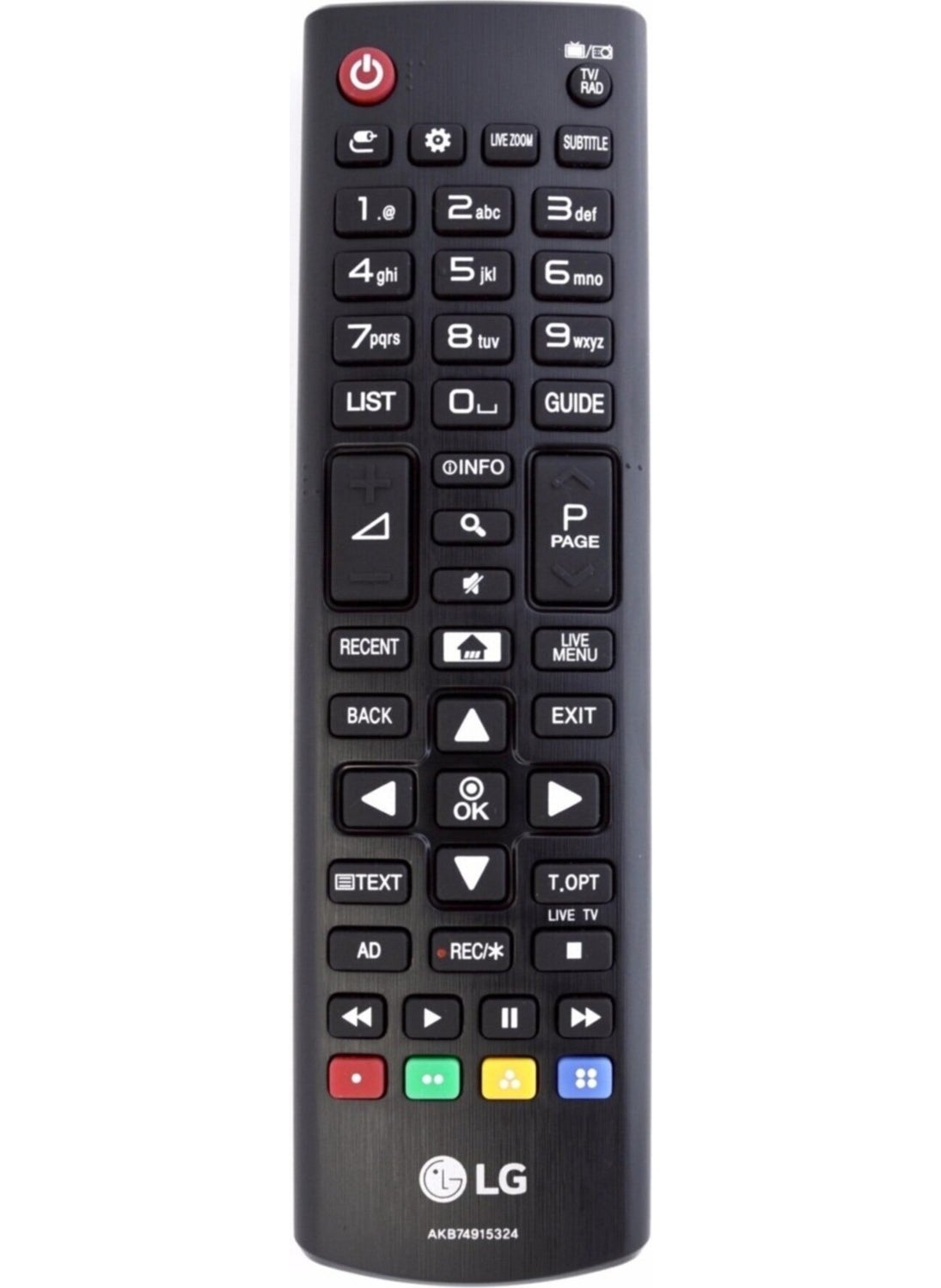HLL Teknoloji HLL Technology LG AKB74915324 Compatible Smart LED TV Remote Home Button 