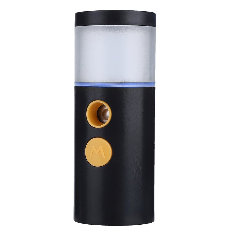 Rechargeable Portable Nano Spray Atomization Moisturizing Face Steaming Sprayer 20ml (Black) - Image 2