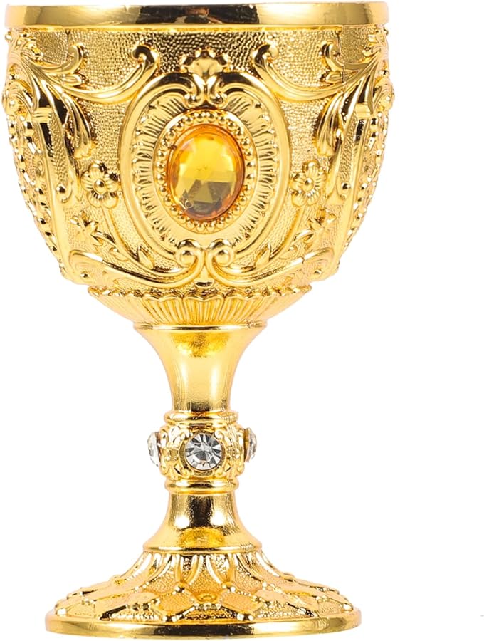 Retro Stainless Steel Wine Mug Metal Cup Liquor Chalice For Beverages - Image 1