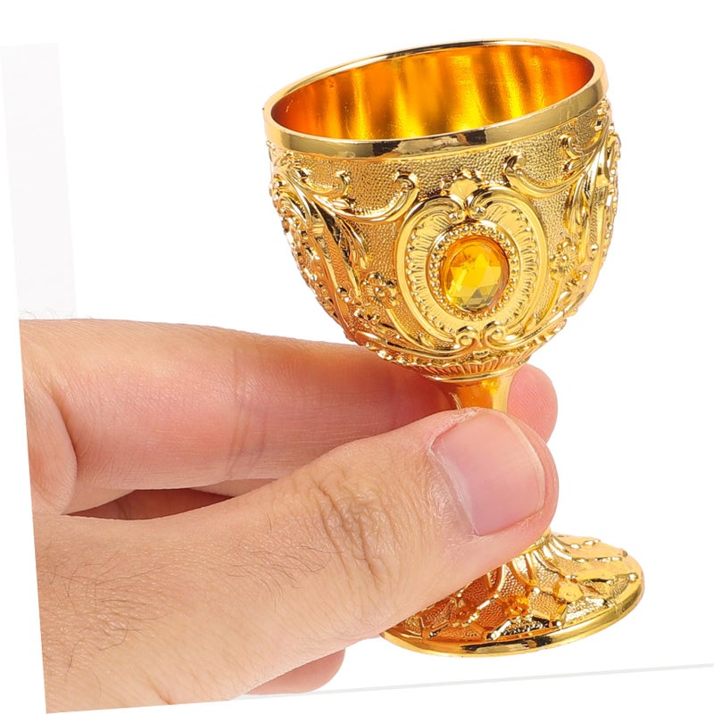 Retro Stainless Steel Wine Mug Metal Cup Liquor Chalice For Beverages - Image 4