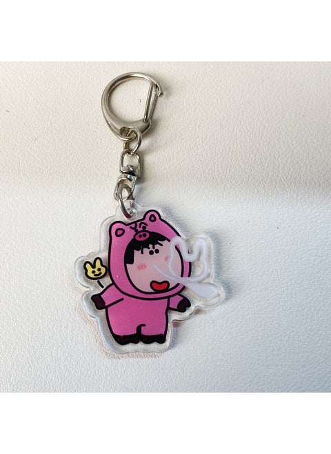 Cute Toy Story Acrylic Keychain for AirPodsPig Dang-Keychain Pig Dang-Keychain