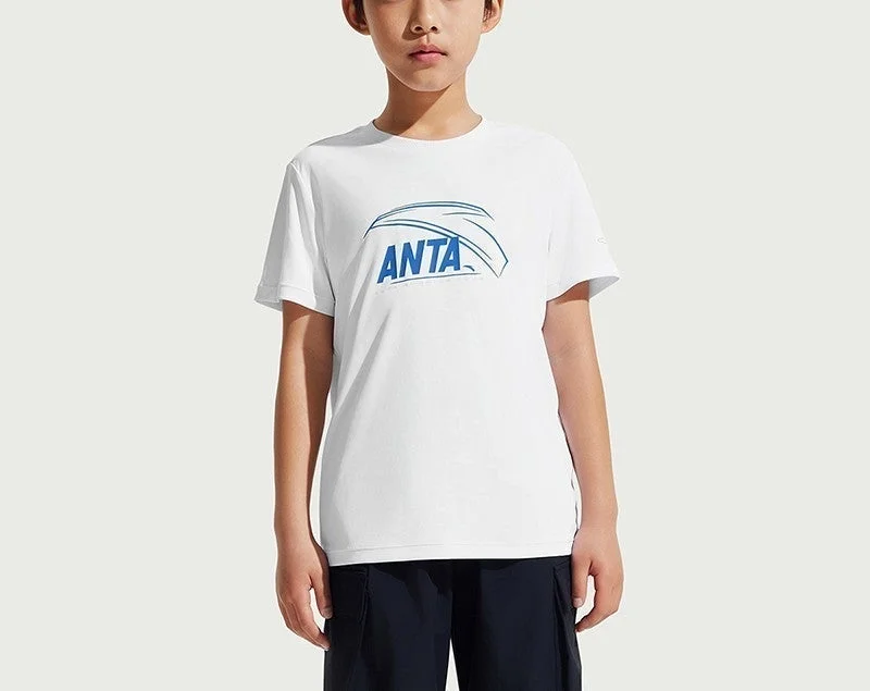 ANTA Kids’ Short Sleeve Knit T-Shirt – Casual & Everyday Wear
