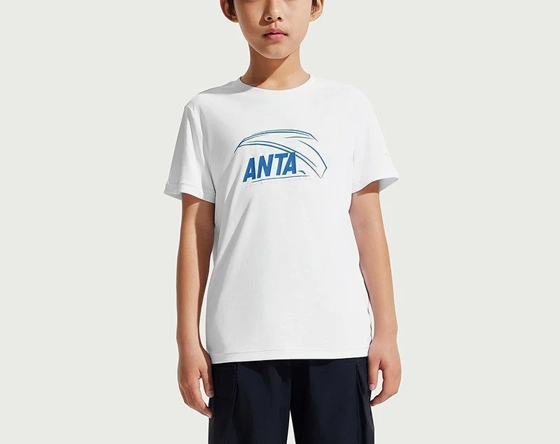 ANTA Kids’ Short Sleeve Knit T-Shirt – Casual & Everyday Wear