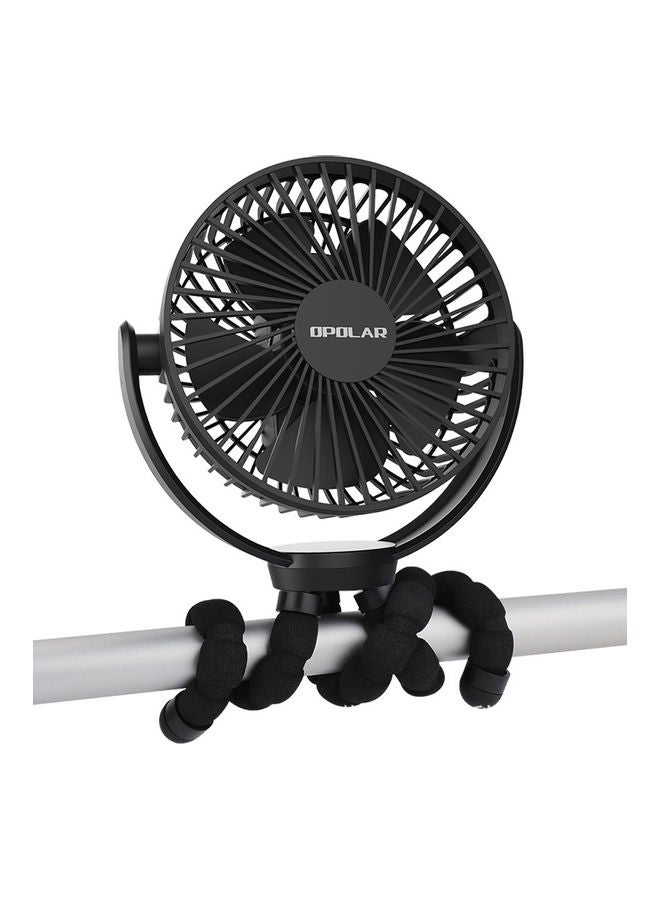 Loquat Octopus Usb Mini Charging Fan Black 20x8x17cm - Image 1