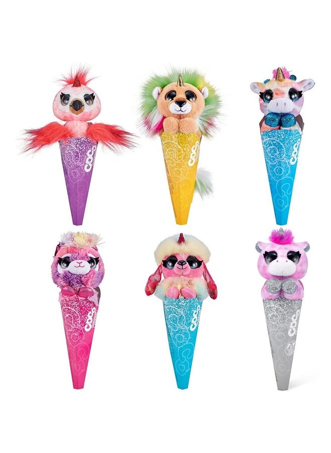 Rainbocorns Coco Surprise Fantasy (3 Pack) By Zuru Plush Toys With Baby Collectible Surprise In Cone, Plush For Girls And Kids (Style May Vary)  - Image 3
