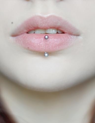 Ocptiy 16G Small Belly Button Ring Surgical Stainless Steel Curved Barbell Bar Eyebrow Navel Vertical Lip Labret Ring Helix Tragus Rook Daith Earring Stud Piercing Jewelry Women Men Silver 10mm Opal - Image 5