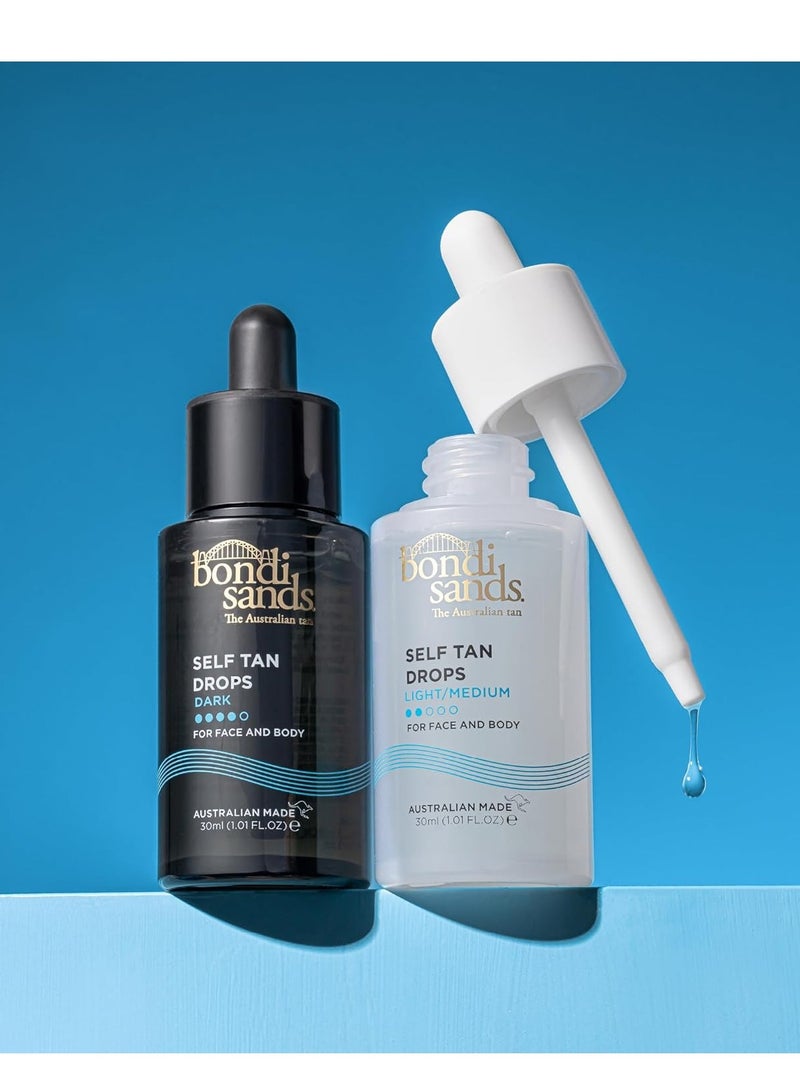 بوندي ساندز قطرات تان ذاتي داكن 30 مل توهج قابل للتخصيص مناسب للبشرة الحساسة نباتي خالي من القسوة 30 مل 1.01 أونصة سائلة - Image 4