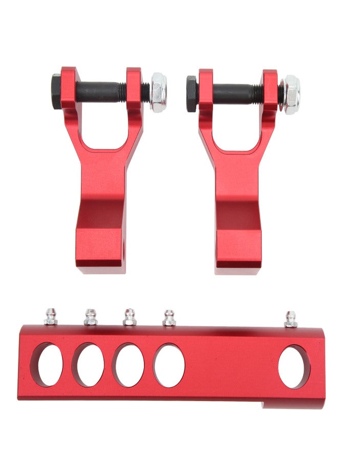ATV Front Rear Lowering Kit Adjustable Replacement for Banshee 350 YFZ350 Warrior 350 YFM350X Red - Image 1