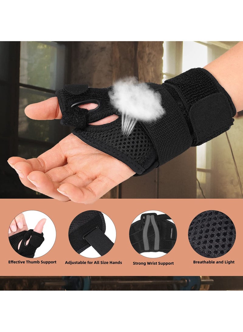 GoodTool Thumb Splint Support Brace Wrist Support for Tendonitis ArthritisTrigger Thumb Relief Pain Fits Men and Women  - Image 5