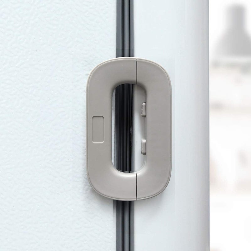 Bitrexup Child Safety Door Locks Self Adhesive Cabinet Locks and Refrigerator Fridge Freezer Door Lock for Toddler Kids Refrigerator Fridge Cupboard Wardrobe Multi-Usage [1pcs] - Image 3