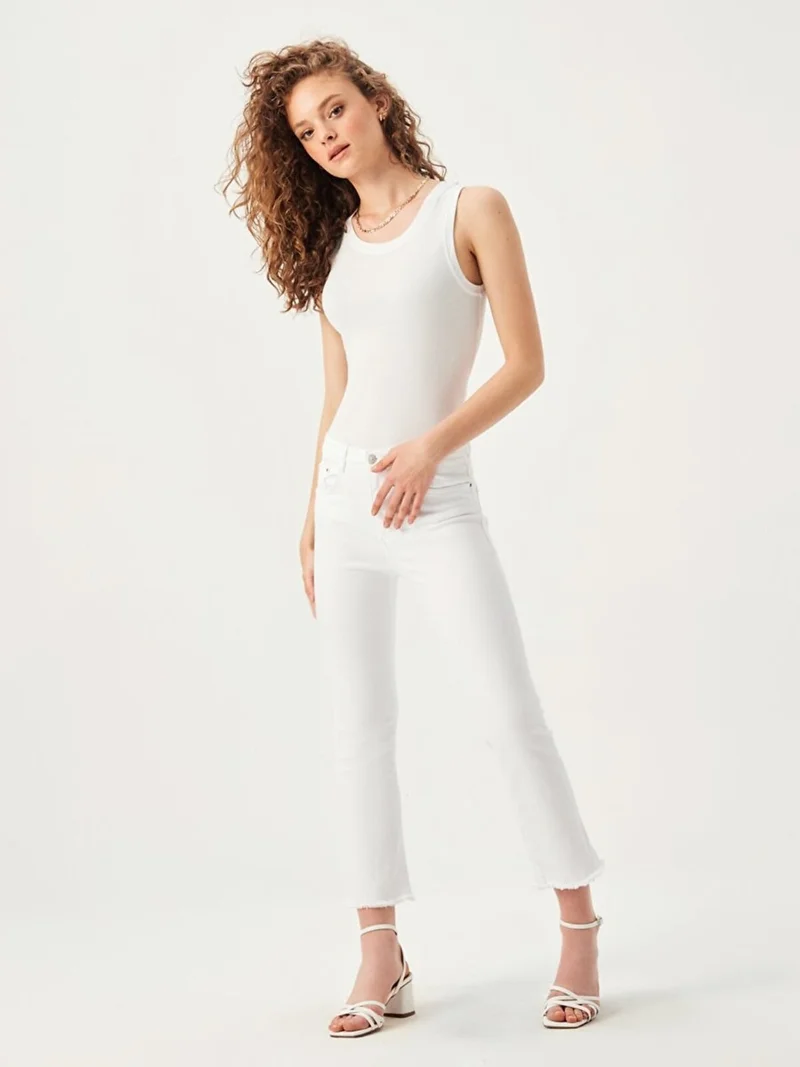 LTB Lynda x High Waist Cropped Flare Pants 010095156214876100