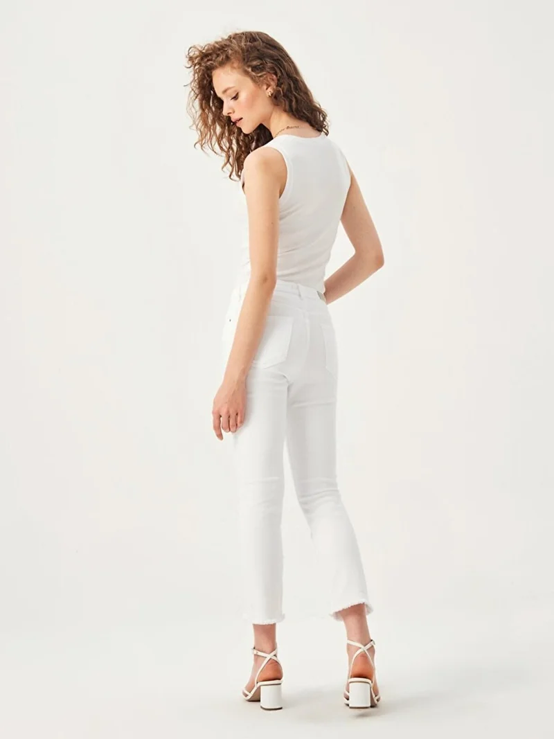 LTB Lynda x High Waist Cropped Flare Pants 010095156214876100