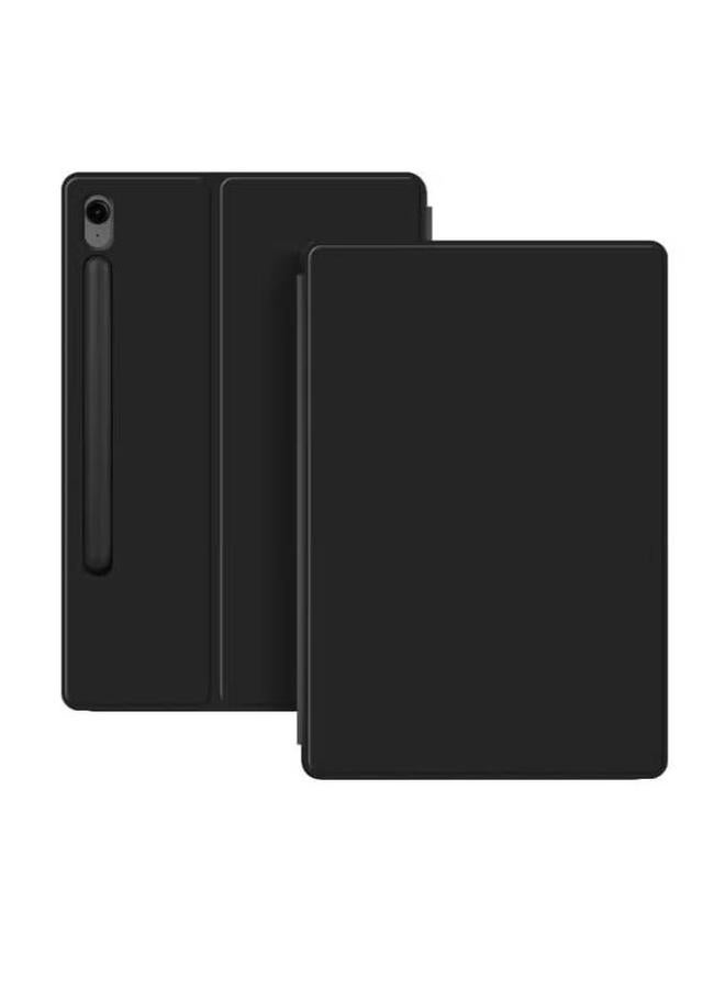 Gruattreay Magnetic Case for Galaxy Tab S9 FE 2023 (SM-X510/SM-X516), Slim Lightweight Protecitve Cover with Pen Holder (Black)