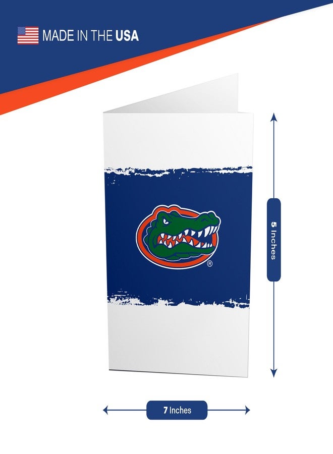 Desert Cactus University of Florida 5x7 Inch Greeting Card UF Gators Single Folded Cardstock with Envelope Party Celebration Officially Licensed (5x7 Card B - Blank) - Image 3