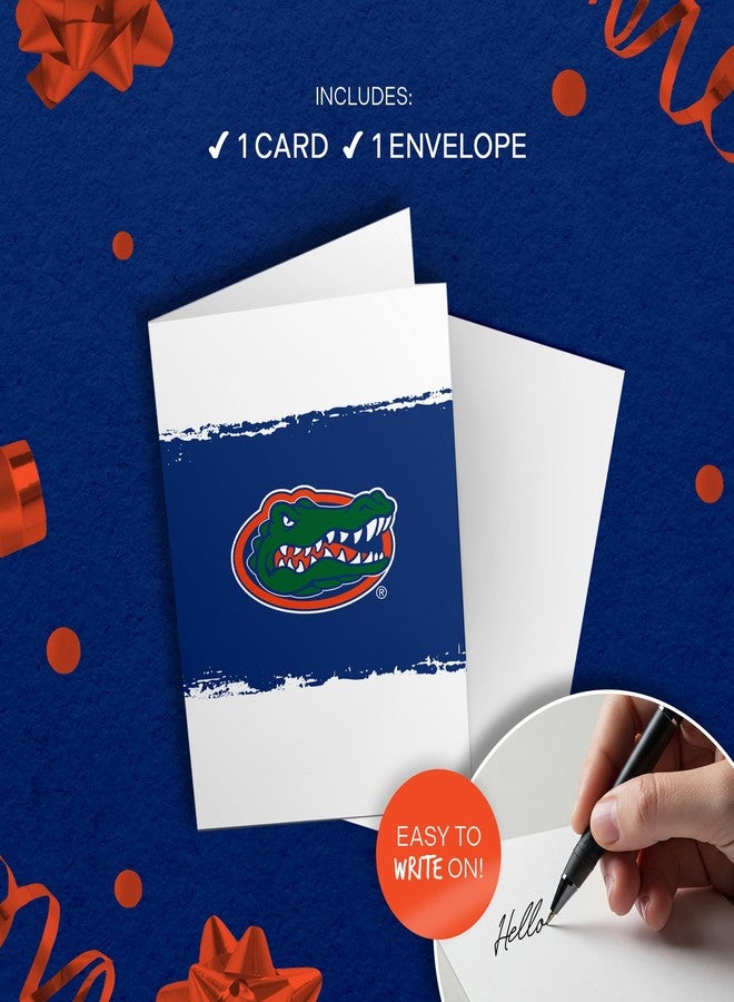 Desert Cactus University of Florida 5x7 Inch Greeting Card UF Gators Single Folded Cardstock with Envelope Party Celebration Officially Licensed (5x7 Card B - Blank) - Image 4