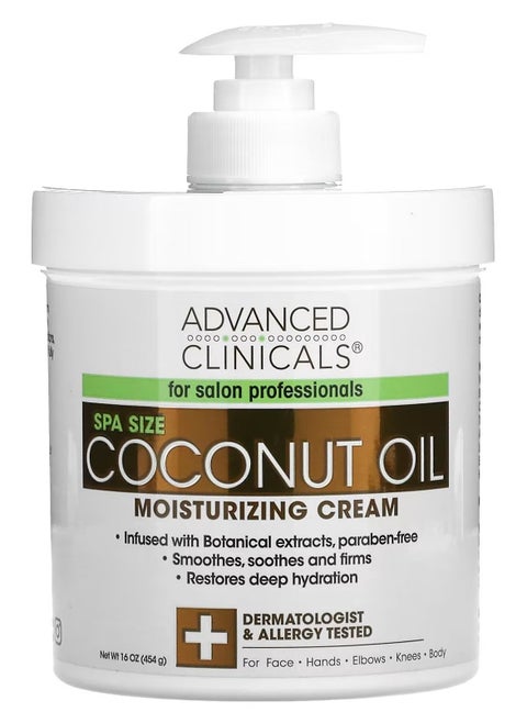 Coconut Oil Cream Moisturizing Cream 454g