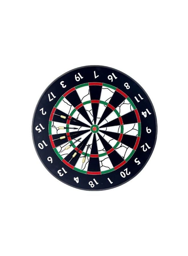 MESUCA 15 Inch Flocking Dartboard MBB23442 – Complete Dart Set with 6 Steel Tip Darts for Home & Recreational Use - Image 4