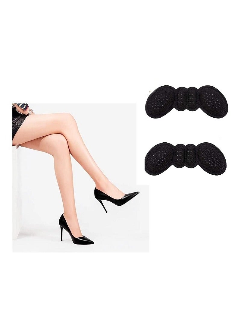 1 Pair Heel Grips Self-Adhesive Cushion Pads Shoe Fillers for Big Shoes Heel Blister Protector