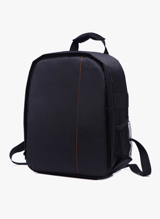 NIBEMINENT Nylon DSLR Camera Backpack With Rain Cover Black  - Image 2