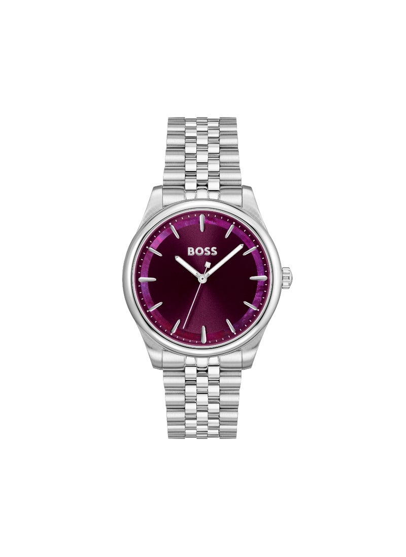 HUGO BOSS HUGO BOSS WATCH ROUND ANALOG WOMEN'S RED MOTHER OF PEARL CASE WATCH - 1502778  - Image 2