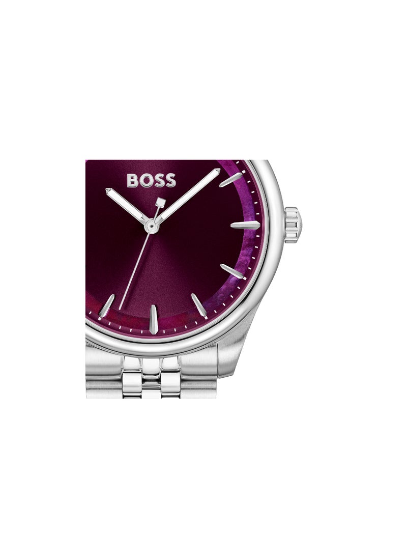 HUGO BOSS HUGO BOSS WATCH ROUND ANALOG WOMEN'S RED MOTHER OF PEARL CASE WATCH - 1502778  - Image 5