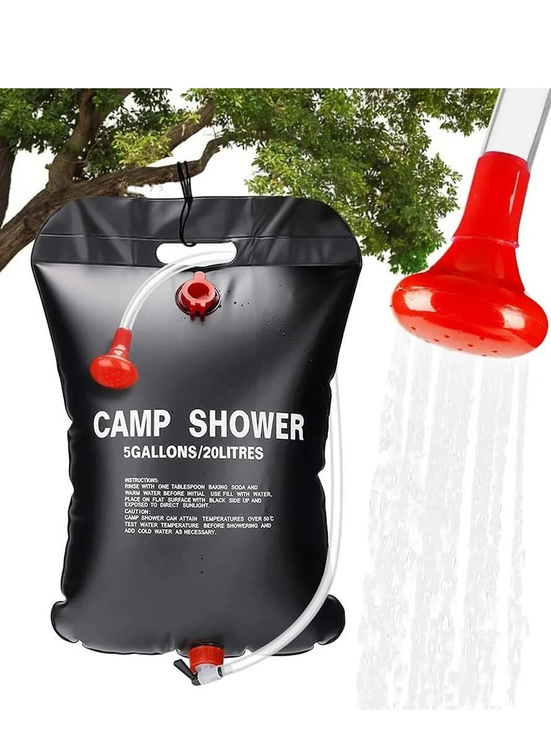 BAIG 20L Outdoor Camping Shower Water Bag Solar Heating Portable Shower Camping Hiking Climbing Bath Equipment Ducha Portatil Camping - Image 1