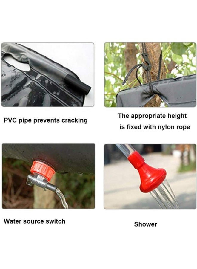 BAIG 20L Outdoor Camping Shower Water Bag Solar Heating Portable Shower Camping Hiking Climbing Bath Equipment Ducha Portatil Camping - Image 2