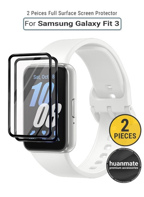 2 Pieces Samsung Galaxy Fit 3 Premium Screen Protector- Crisp Clarity, Ultimate Safety, Shield Against Smudges, Reliable Quality, Easy Installation & Removal