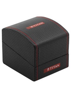 TITAN Black Dial Leather Strap Watch  - Image 4