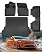 DrCarNow Car Floor Mats for Ford Fusion with Cargo Liner 2020 2019 2018 2017 Not Hybrid All Weather AntiSlip Trunk Cargo Carpet Custom Fit for Fusion Accessories 20172020 Full Set 4Piece Black - Image 2