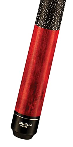 Viking Valhalla 100 Series with Irish Linen Wrap 2 Piece 58 Pool Cue Stick VA114 19oz Red - Image 3