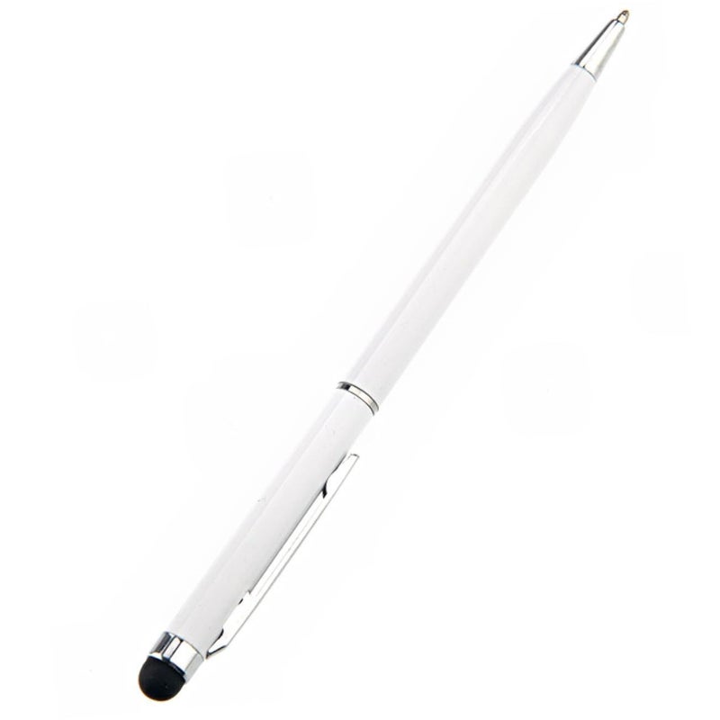 Universal Ink Stylus Pen White 2 in 1 for Smartphones Touchscreen - Image 5