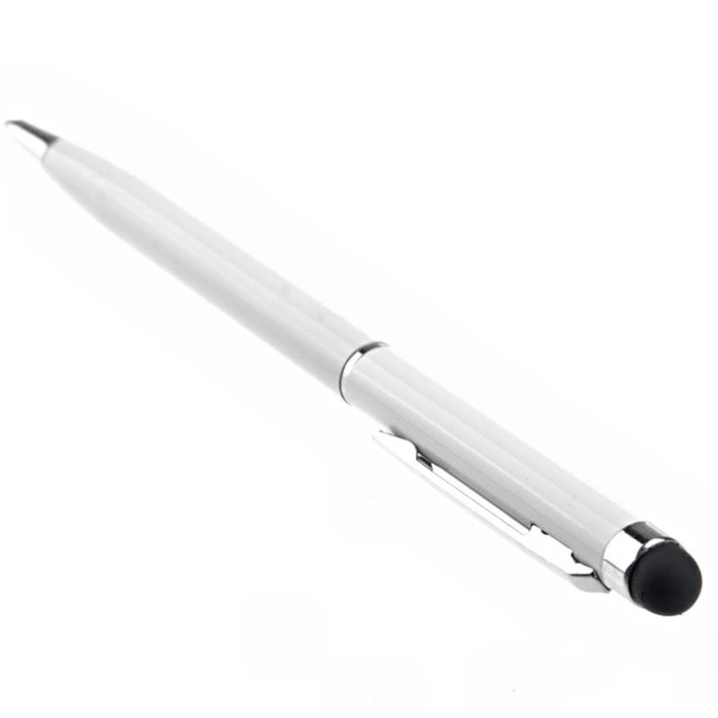 Universal Ink Stylus Pen White 2 in 1 for Smartphones Touchscreen - Image 3