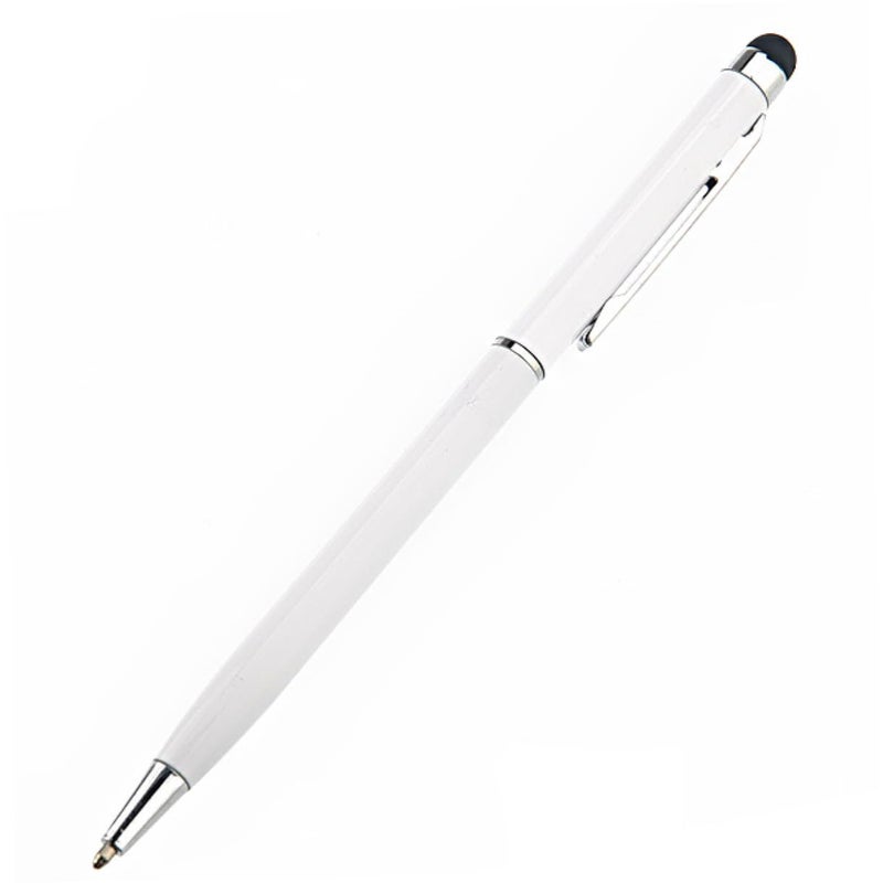 Universal Ink Stylus Pen White 2 in 1 for Smartphones Touchscreen - Image 4