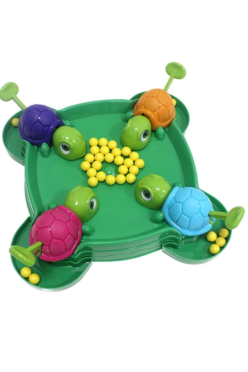 DURKU Hungry Turtle Board Game, 4 Player Fun Interactive Turtle Eat Beans Game, Intense Game of Quick Reflexes, Classics Family Game Tabletop Version Games for Classroom, Home - Image 1
