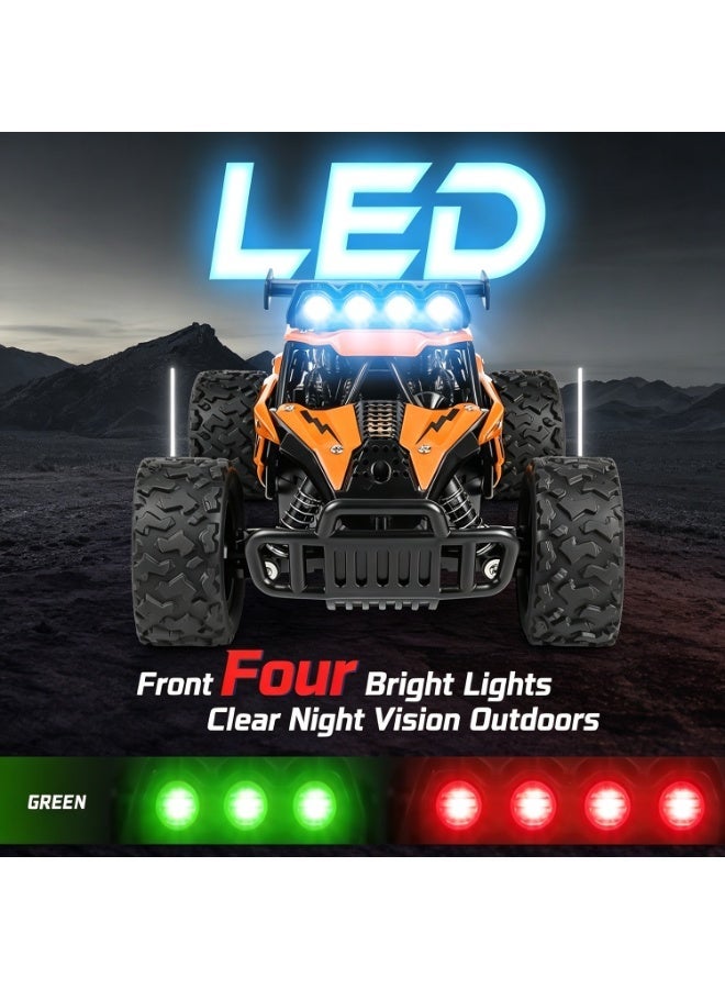 High-Speed 20 Km/H Remote Control Truck, Enhanced Headlights, Usb Charging. The Perfect Gift For Christmas, Halloween, And Thanksgiving. - Image 4